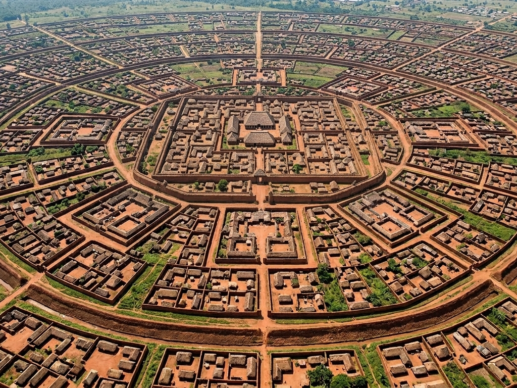 Fractal Cities: How Ancient African Kingdoms Built with Sacred Geometry